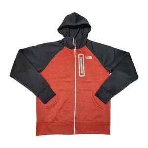 The North Face TNF Canyonlands Full Zip Hoodie Men's M Red/Black Tech Fleece